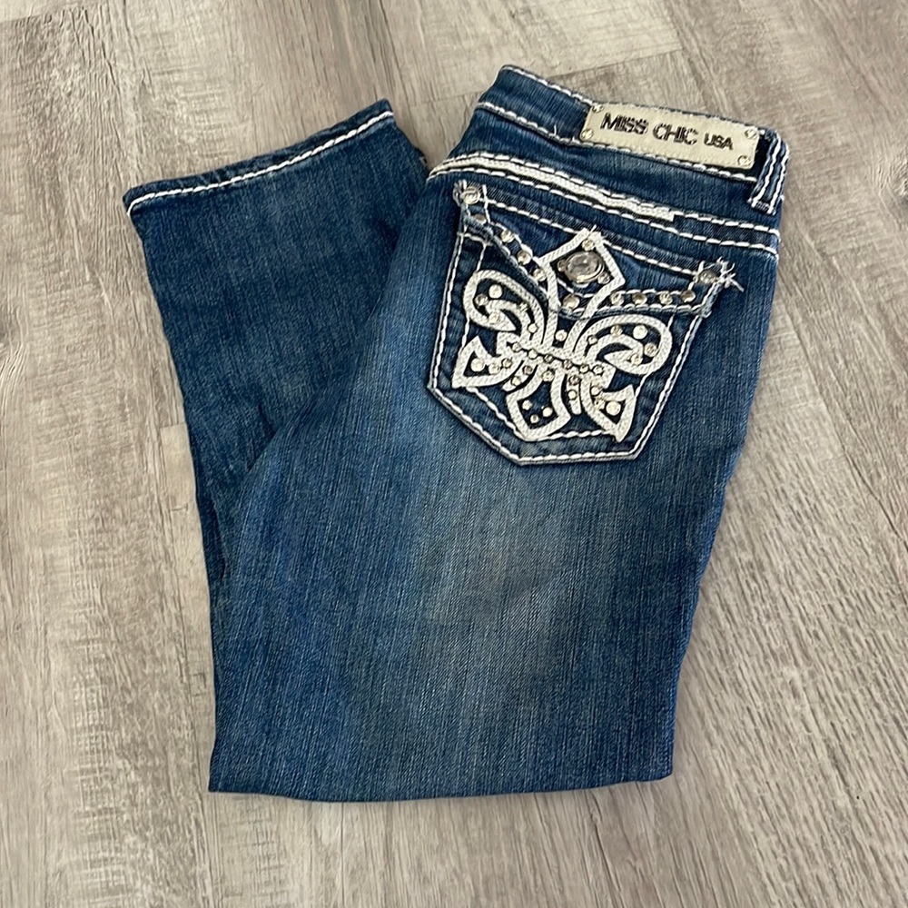 Miss Chic USA Jean Capri Women Size 7 B068